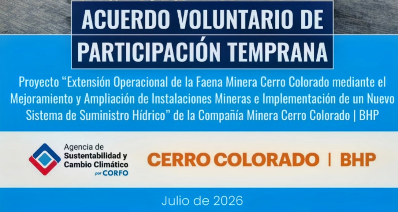 Lee más sobre el artículo ACUERDO VOLUNTARIO DE PARTICIPACIÓN TEMPRANA – PROYECTO DIA BHP CMCC 2026